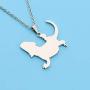 BEKECH Bearded Dragons Necklace Lizard Gift Gecko Lizard Charm Pendant Necklace Animal Lizard Jewelry Gift for Bearded Dragon Mom Pet Lizard Lover Reptile Gift