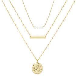 Bohemian Gold Coin Multi-Layer Choker Necklace Retro Handmade Collar Necklace for Teen Girls Christmas Jewelry Gift