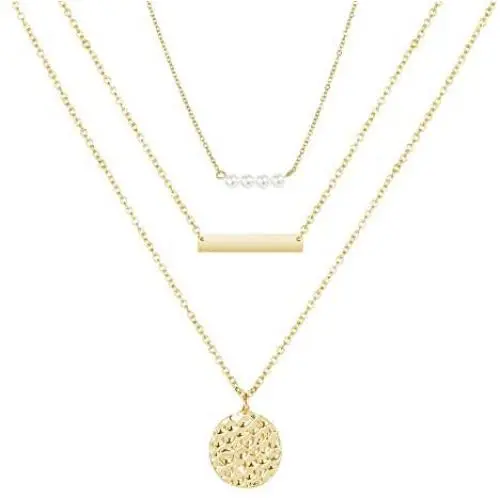 Bohemian Gold Coin Multi-Layer Choker Necklace Retro Handmade Collar Necklace for Teen Girls Christmas Jewelry Gift