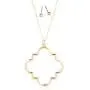 Bohemian Geometric Pendant Long Necklace - Boho Metallic Charm Layering Chain Moroccan Clover Quatrefoil/Floral Filigree/Tassel/Bar/Disc Hoop Bohemian Geometric Pendant Long Necklace - Boho Metallic Charm Layering Chain Moroccan Clover Quatrefoil/Floral Filigree/Tassel/Bar/Disc Hoop