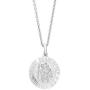 Ritastephens Italian Sterling Silver or Gold Tone Round Saint St Christopher Medal Charm Pendant Necklace (Varying Sizes)