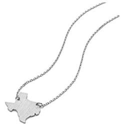 YINLIN Charm Country Map Texas State Alloy Necklace