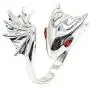 HSQYJ Dragon Ring Devil Tail Arrows Adjustable Rings Gothic Dragon Open Ring with Red/Blue Crystal Eye Uniquely Stylish Jewelry for Women Men HSQYJ Dragon Ring Devil Tail Arrows Adjustable Rings Gothic Dragon Open Ring with Red/Blue Crystal Eye Uniquely Stylish Jewelry for Women Men
