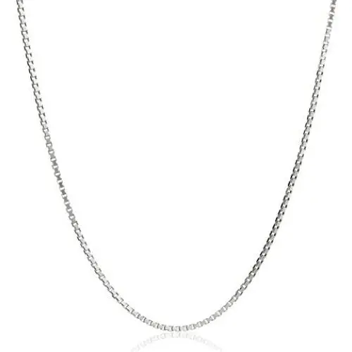 Honolulu Jewelry Company Sterling Silver 1mm Box Chain Necklace, 14'' - 36'' Honolulu Jewelry Company Sterling Silver 1mm Box Chain Necklace, 14'' - 36''