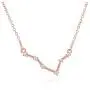 NEIQII Zodiac Constellation Necklace, Cute Necklaces, Rose Gold Necklaces for Women, Gift for Women Necklace Jewelry, 18 Inch