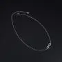 S925 Sterling Silver Choker Short Dainty Necklace Pendant for Women Girl S925 Sterling Silver Choker Short Dainty Necklace Pendant for Women Girl