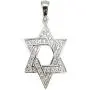DTJEWELS 0.40 Ct D/VVS1 Diamond Beautiful Star Of David Shape Pendant Necklace 14k White Gold Finish Valentine Day Gift DTJEWELS 0.40 Ct D/VVS1 Diamond Beautiful Star Of David Shape Pendant Necklace 14k White Gold Finish Valentine Day Gift