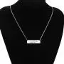 In Omnia Paratus Bar Necklace Strength Jewelry Gilmore Jewelry Ready for Anything Motivational Necklace Gift for Women Girls Umbrella Gilmore Gifts
