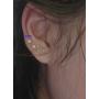 Rose Gold Stud Earrings for Women Men Girls- 3 Pairs of Hypoallergenic Sterling Silver Small Cubic Zirconia Earrings Set