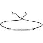 BLM - Black Lives Matter Morse Code Bracelet Beads on Silk Cord Friendship Bracelet Jewelry Gift for Her