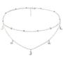 Layered Choker Necklace Boho Moon Star Pendant Necklace Charm Jewelry Clavicle Double Short Chain Necklace Gift for Women Girls