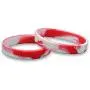 Fundraising For A Cause | Red & White Oral Cancer Awareness Bracelets - Red & White Ribbon Cancer Awareness Silicone Bracelets for Adults Fundraising For A Cause | Red & White Oral Cancer Awareness Bracelets - Red & White Ribbon Cancer Awareness Silicone Bracelets for Adults