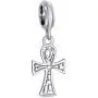 Religious Key Of Life Egyptian Ankh Cross Dangle Charm Bead For Women Teen Oxidized .925 Sterling Silver Fits European Bracelet Religious Key Of Life Egyptian Ankh Cross Dangle Charm Bead For Women Teen Oxidized .925 Sterling Silver Fits European Bracelet