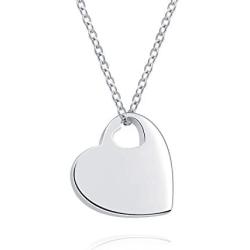 Jinlou Loved Ones Urn Pendant Necklace 925 Sterling Silver Keepsake Memorial Heart Cremation Jewelry for Women (Hold Heart urn Necklace)