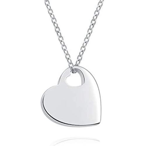 Jinlou Loved Ones Urn Pendant Necklace 925 Sterling Silver Keepsake Memorial Heart Cremation Jewelry for Women (Hold Heart urn Necklace)