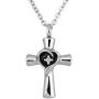 Jesse Ortega Cross Cremation Jewelry Urn Necklace of Ashes Keepsake Memorial Pendant Necklace