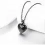 U7 Womens Tiny Heart Necklace Stainless Steel Link Chain 3D Vivid Love Hearts Pendant for Girls Lover, Customizable