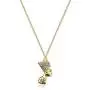 YOOE Egyptian Pharaoh King Queen Pendant Necklace,Punk 14K Gold Nefertiti Pharaoh Africa Women Girls Jewelry