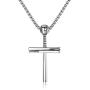 STai Stainless Steel Baseball Pendant Necklace, Sports Fashion Jewelry for Men Women, 22-24 Inches Chain
