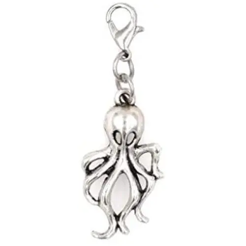 Its All About...You! Octopus Clip on Charm Perfect for Necklaces and Bracelets 94Ac Its All About...You! Octopus Clip on Charm Perfect for Necklaces and Bracelets 94Ac