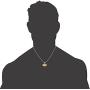 DC Comics Batman Jewelry for Men, Stainless Steel Two Tone Logo Pendant, Necklace