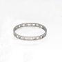 Baoliren Stainless Steel Hollow Out Roman Numerals Bracelet Bangle for Lady