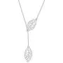 Long Necklace Sterling Silver Larait Bar Y Lariat Long Chain Drop Adjustable Necklace Gift for Her, 30''