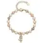 Freshwater Pearl Bracelets Multicolor Cultured Pearl 14K Gold Filled Bracelet with Adjustable Chain Jewelry Gift for Women Wife Girls Mother Freshwater Pearl Bracelets Multicolor Cultured Pearl 14K Gold Filled Bracelet with Adjustable Chain Jewelry Gift for Women Wife Girls Mother