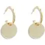 Gold Circle Round Disc Drop Earrings Small Cute Coin Dangle Hoop Earrings for Women Minimalist Jewelry for Girls Gold Circle Round Disc Drop Earrings Small Cute Coin Dangle Hoop Earrings for Women Minimalist Jewelry for Girls