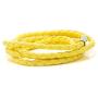 Xusamss Fashion Alloy Buckle Cuffs Multilayer Leather Bracelet Bangle,7.5inches