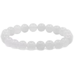 Justinstones 8mm Round Beads Stretch Bracelet 7 Inch Unisex