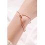 Miss Rabbit Cubic Zirconia Adjustable Bracelet with Prong Setting Crystal CZ Stones and Rhodium, Gold, Rose Gold Plating For Gift And Every Day Wear