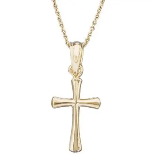 14k Gold Boys & Girls Small Cross Necklace