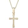 14k Gold Boys & Girls Small Cross Necklace