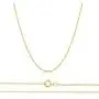 Orostar Solid 10K Yellow, White, Rose Gold 0.8mm Thin Rope Chain 16''-30'' Orostar Solid 10K Yellow, White, Rose Gold 0.8mm Thin Rope Chain 16''-30''