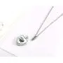 Nkoluky Urn Necklace for Ashes Memorial Heart Locket Stainless Steel Plated Pendant Keepsake Jewelry