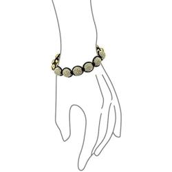 Bling Jewelry Black White Gold Tone Bead Pave Crystal Ball Shamballa Inspired Bracelet for Women for Men Cord String Adjustable 12MM