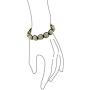 Bling Jewelry Black White Gold Tone Bead Pave Crystal Ball Shamballa Inspired Bracelet for Women for Men Cord String Adjustable 12MM