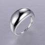 YBMYCM 14K Real Gold Plated Thick Chunky Dome Rings for Women Girls (5-10 Size)