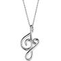 beautlace Letter Necklaces 925 Sterling Silver Initial Alphabet Name Pendant Necklace with Cubic Zirconia/Mystic Rainbow Topaz/Musical Note Jewelry for Men and Women