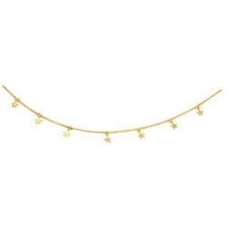 ROSTIVO Star Necklace for Women Trendy Star Necklace Choker for Girls (Gold)