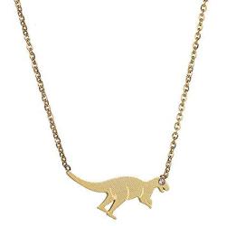 RZCXBS Dinosaur Pendant Necklace Lightweight Surgical Stainless Steel Animal Necklace