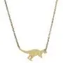 RZCXBS Dinosaur Pendant Necklace Lightweight Surgical Stainless Steel Animal Necklace RZCXBS Dinosaur Pendant Necklace Lightweight Surgical Stainless Steel Animal Necklace