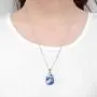 Konpicca Blue Sky Cloud Resin Necklace Transparent Resin Round Ball Teardrop Moon Pendant Necklace for Women Girls Adjustable Konpicca Blue Sky Cloud Resin Necklace Transparent Resin Round Ball Teardrop Moon Pendant Necklace for Women Girls Adjustable