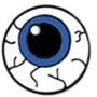 CAROMAY 4 PC Enamel Lapel Pins Set Brain Tooth Eye Heart Halloween Collar Brooch for Boys Girls Backpack Jacket Bag