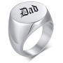 MPRAINBOW Stainless Steel Urn Signet Ring for Men Cremation Jewelry for Ashes Jewelry for Ashes Urn Jewelry