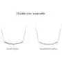 FANCIME 18K Solid Real Rose Gold Smile Necklace Diamond-cut Bar Pendant Necklace Fine Jewelry Gift for Women Girls 16+2 inch Extender FANCIME 18K Solid Real Rose Gold Smile Necklace Diamond-cut Bar Pendant Necklace Fine Jewelry Gift for Women Girls 16+2 inch Extender