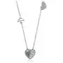 Ya Malanii Small Heart Initial Stainless Steel Necklace for Women, Girls and Kids