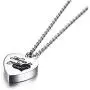 Casa De Novia Always in My Heart Cremation Jewelry Rose Gold Stainless Steel Keepsake Memorial Urn Ash Necklace Casa De Novia Always in My Heart Cremation Jewelry Rose Gold Stainless Steel Keepsake Memorial Urn Ash Necklace