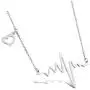 Dcfywl731 Silver Stethoscope Necklace Nurse Gifts for Women,Medicine Heart Pendant 26 A-Z Initial Letters Necklace Doctor Nurse Graduation Gift